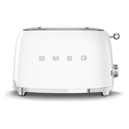 Smeg TSF01WHEU Estetica 50's Style Tostapane 2 Fette 6 Livelli di Doratura Bianco