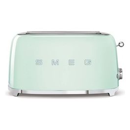 Smeg TSF02PGEU Estetica 50's Style Tostapane 4 Fette 6 Livelli di Doratura Verde Pastello