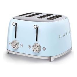 TSF03PBEU Estetica 50's Style Tostapane 4 Fette 6 Livelli di Doratura Azzurro
