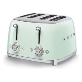TSF03PGEU Estetica 50's Style Tostapane 4 Fette 6 Livelli di Doratura Verde Pastello