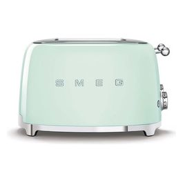 TSF03PGEU Estetica 50's Style Tostapane 4 Fette 6 Livelli di Doratura Verde Pastello