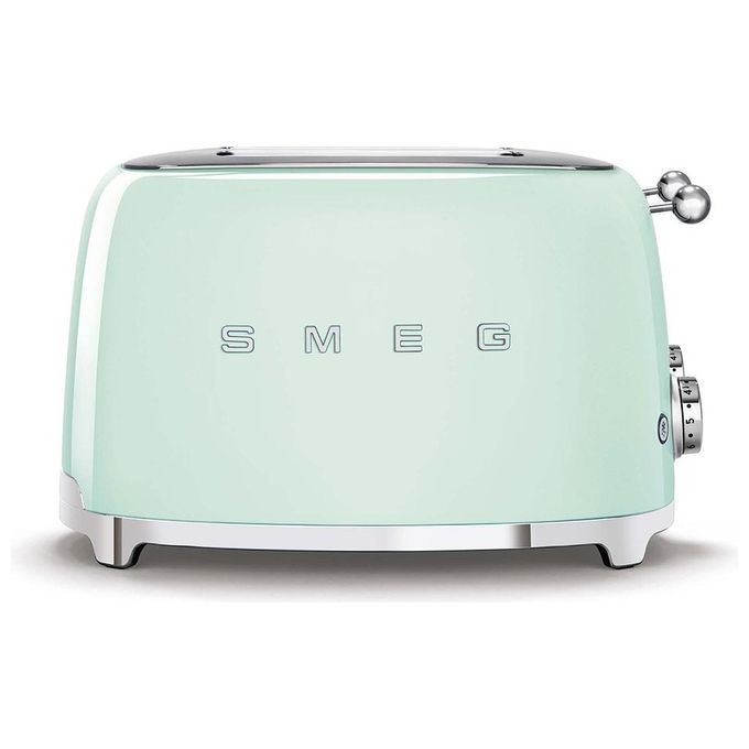 Image of Smeg TSF03PGEU Estetica 50's Style Tostapane 4 Fette 6 Livelli di Doratura Verde Pastello