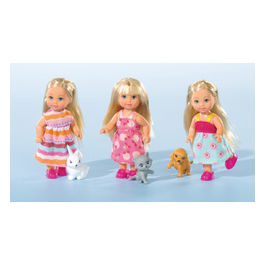 Bambola Multicolore 105730513 - Giocattolo per Bambini da 3 Anni, 120 mm