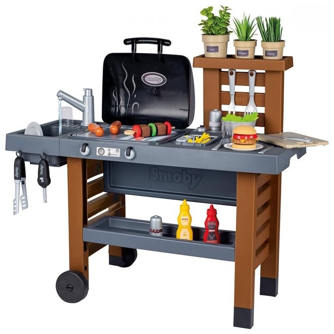 Smoby Outdoor Toy Garden Kitchen Cucina da Esterno Evolutiva