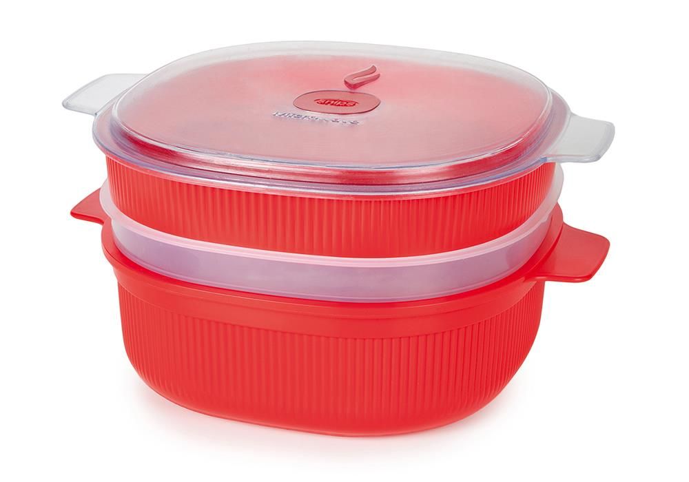 Snips Vaporiera per microonde Rossa 4Lt | Yeppon