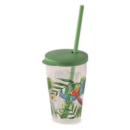 Bicchiere con Cannuccia Tucano Verde