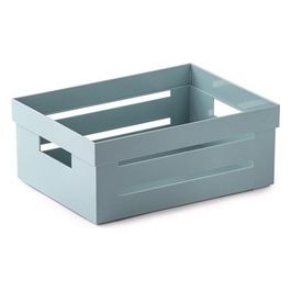 Cassetta Storage Box Multiuso Impilabile Azzurro