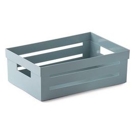 Cassetta Storage Box Multiuso Impilabile Azzurro