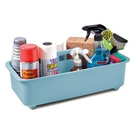 Organizzatore Lavello Storage Caddy Azzurro