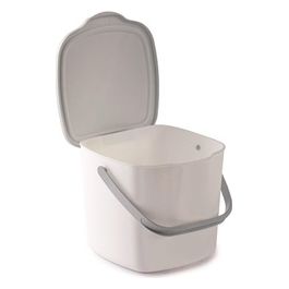 Pattumiera con Coperchio Bianco