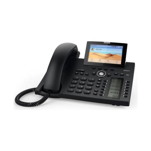 Snom D385 Telefono IP Cornetta Cablata TFT 12 Linee Nero