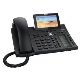Snom D385N IP Telefono da Tavolo SIP Display TFT a Colori 4.3" Nero
