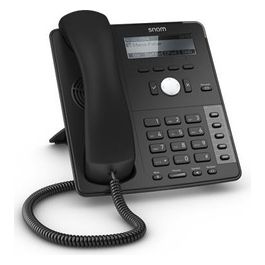 Snom D715 Telefono IP Cornetta Cablata 12 Linee Nero