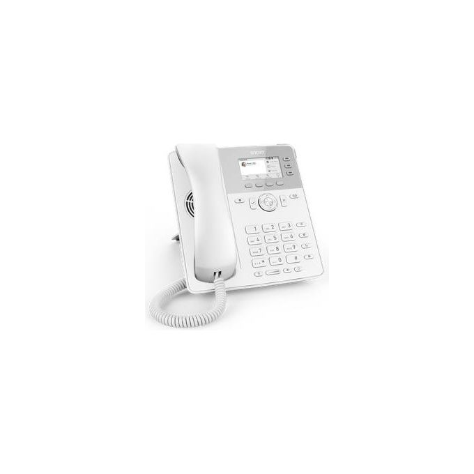 Snom D717 Telefono IP Bianco Cornetta Cablata TFT