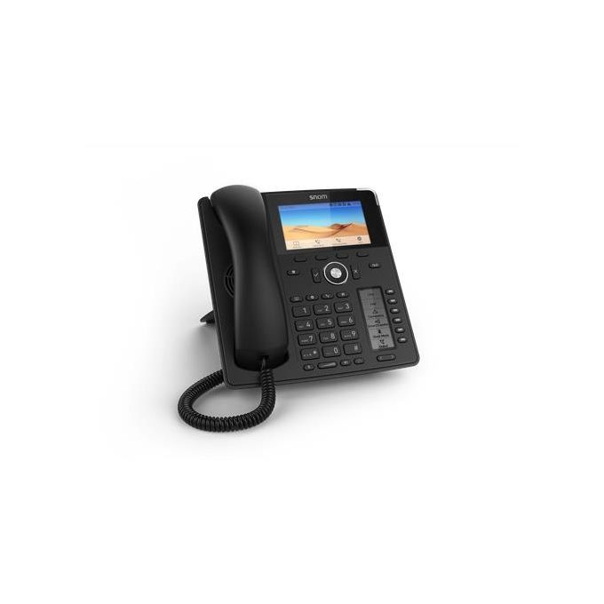 Snom D785N IP Telefono da Tavolo SIP Display a Colori TFT da 4.3" Nero