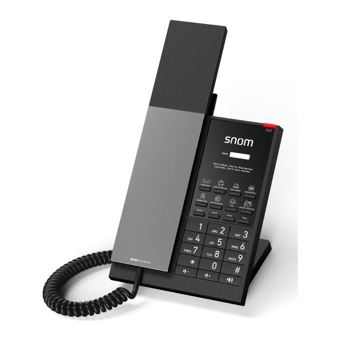 Snom HD350A Telefono IP Nero per Hotel