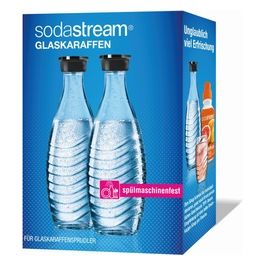 Sodastream 2270063 Bipack Bottiglie Vetro Trasparente/Nero