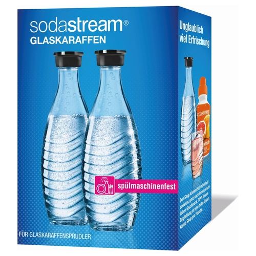 Sodastream 2270063 Bipack Bottiglie Vetro Trasparente/Nero