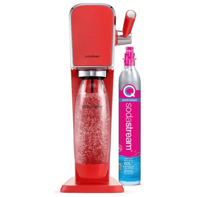 Sodastream Art Mandarin Gasatore d'Acqua 1 Bottiglia da 1 Litro 1 Cilindro Co2