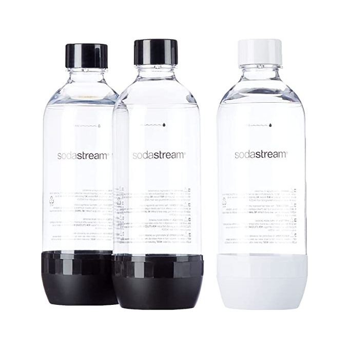 Sodastream Bottiglie Di Plastica Da 1lt 3pz per Gasatori