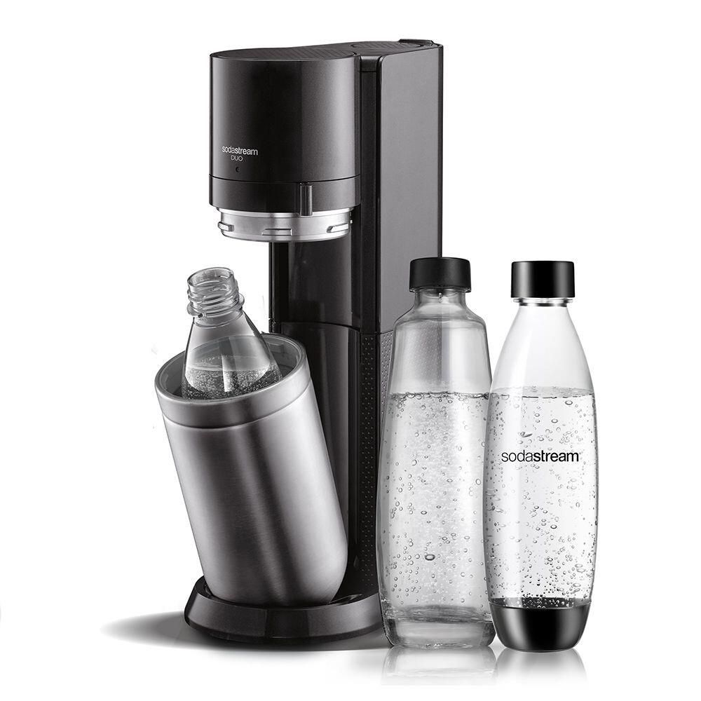 Sodastream Gasatore Duo Black con 2 Bottiglie