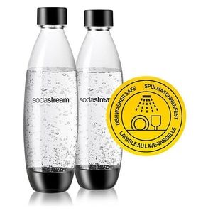 Sodastream Pack 2 Bottiglie Fuse 1 Litro Lavabili in Lavastoviglie