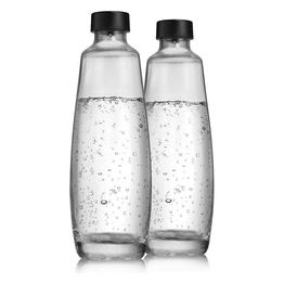 Sodastream Pack 2 Bottiglie Duo 1 Litro in Vetro Lavabili in Lavastoviglie