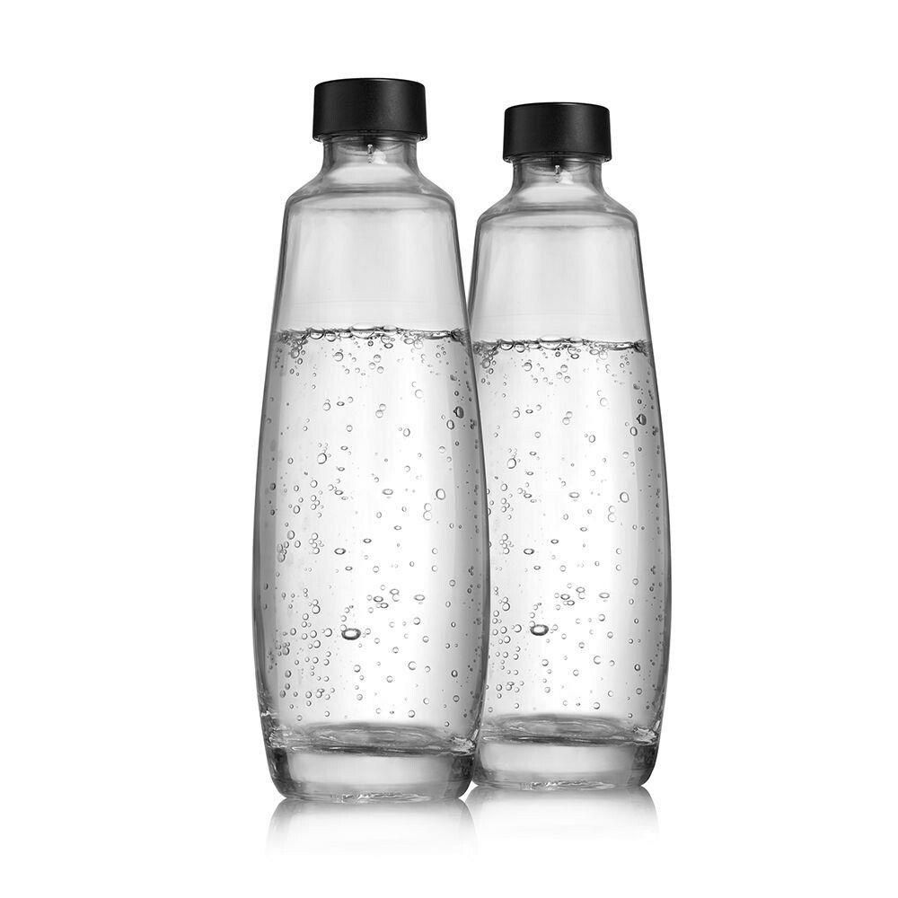 Sodastream Pack 2 Bottiglie Duo 1 Litro in Vetro Lavabili