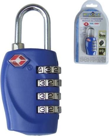 Sodifer Lucchetto Mylock Tsa 4 Cifre Blu 330