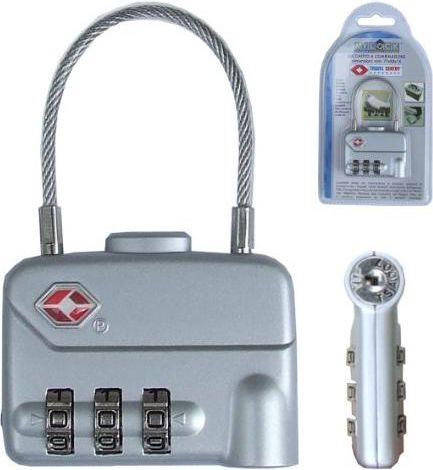 Sodifer Lucchetto Mylock Tsa 3 Cifre Argento 320