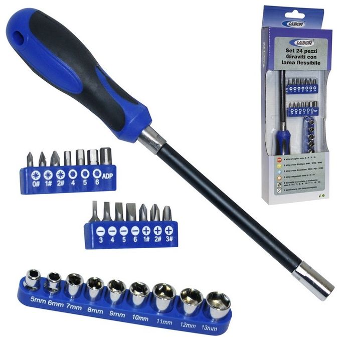 Sodifer Set Giraviti Con Lama Flessibile +Bussole