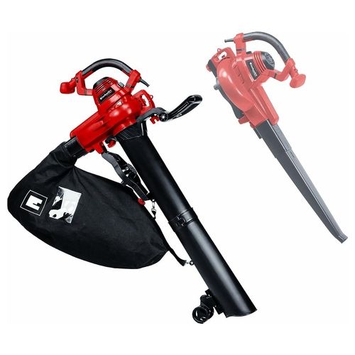 3433320 GC-EL 3000 E Soffiatore Aspiratore Foglie Elettrico 3000W 840 m³/h 300 km/h Sacco 45 L Regolazione Giri