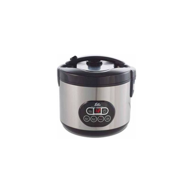 Solis Rice Cooker Duo Programm 817 500W Display Led Nero-Argento