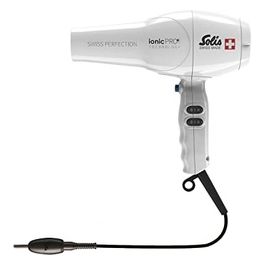 Solis Swiss Perfection 360 Ionic Pro Asciugacapelli Professionale Bianco