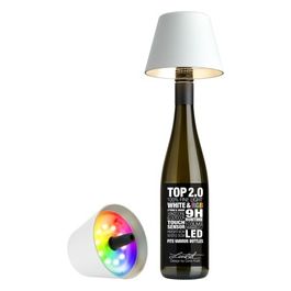 Top 2.0 Bianco Lampada per Bottiglia a Batteria Rgbw