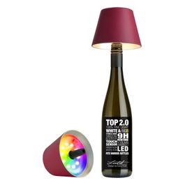 Top 2.0 Bordeaux Lampada per Bottiglia a Batteria Rgbw
