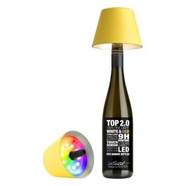 Top 2.0 Giallo Lampada per Bottiglia a Batteria Rgbw