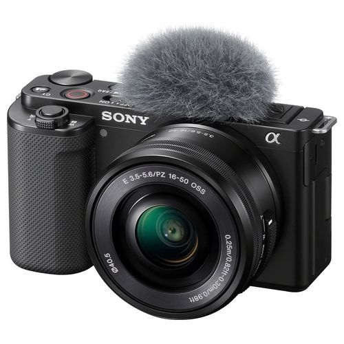 Sony α Alpha ZV-E10L Mirrorless Vlog ad Ottiche Intercambiabili Sensore APS-C e Obiettivo Power Zoom 16-50mm f / 3.5-5.6