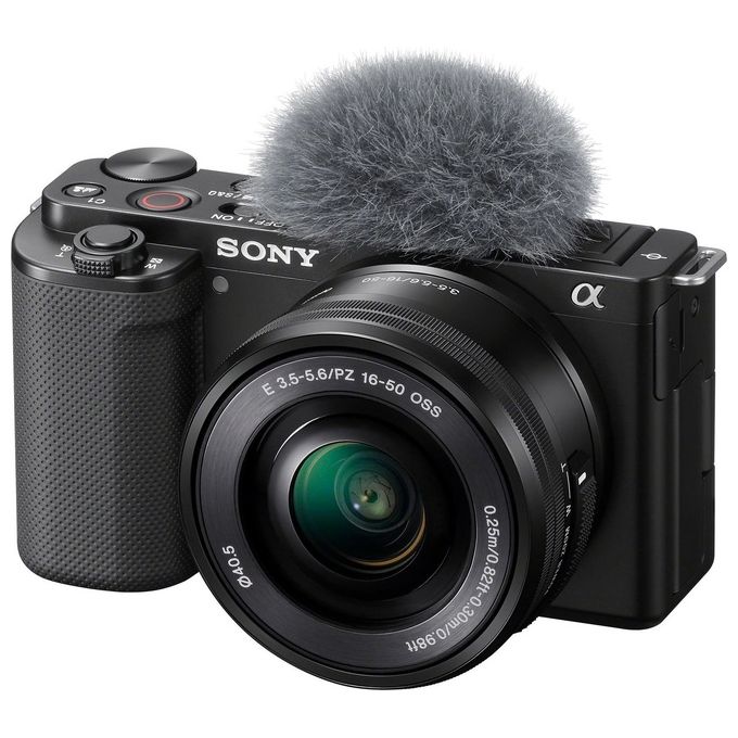 Sony ? Alpha ZV-E10L Mirrorless Vlog ad Ottiche Intercambiabili Sensore APS-C e Obiettivo Power Zoom 16-50mm f - 3.5-5.6