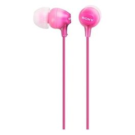 MDR-EX15LP Cuffie intrauricolari leggere con driver 8 Hz–22 kHz da 9 mm, auricolari in silicone e jack 3,5mm Rosa