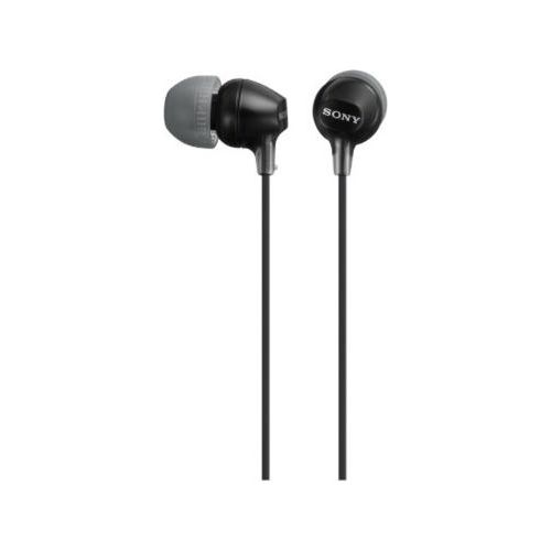 MDR-EX15AP Cuffie intrauricolari leggere con driver da 9 mm e microfono auricolari in silicone jack 3,5mm Nero