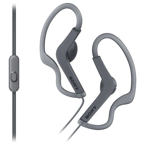 Sony Auricolare Sport In-Ear con Clip Microfono Nero