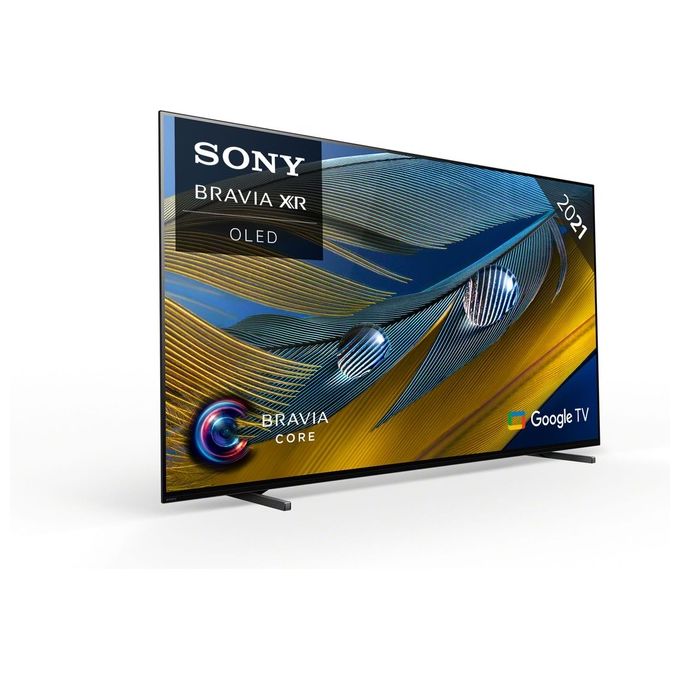 Sony XR-55A80J BRAVIA TV OLED 55 pollici 4K ultra HD HDR con Google TV Perfect for PlayStation 5