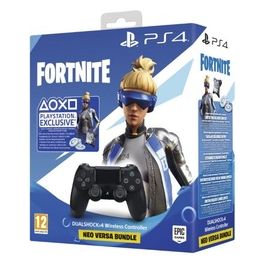 Controller Dualshock 4 V2 Black PS4 Playstation 4 + Fortnite Voucher
