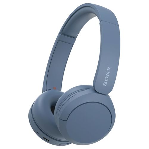 Sony Cuffie Bluetooth Wireless WH-CH520 Durata della Batteria Fino a 50 Ore con Ricarica Rapida Stile On-ear Blu