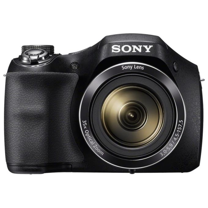 SONY Cybershot DSC-H300 Nero sensore CCD 20 Mpx Zoom Ottico 35x Display 3'' Filmati HD Stabilizzato