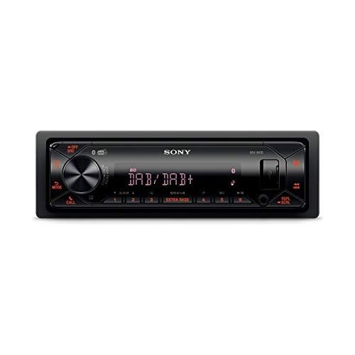 Sony DSX-B41D Autoradio con Ricezione DAB/DAB/FM Microfono Esterno Incluso Illuminazione Variabile Dual Bluetooth Siri Eyes Free AUX e USB