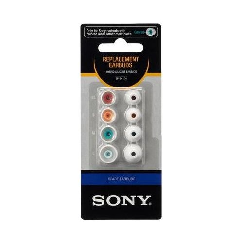 Sony EP-EX10A Cuscinetti per Auricolari Bianco 4 Pezzi