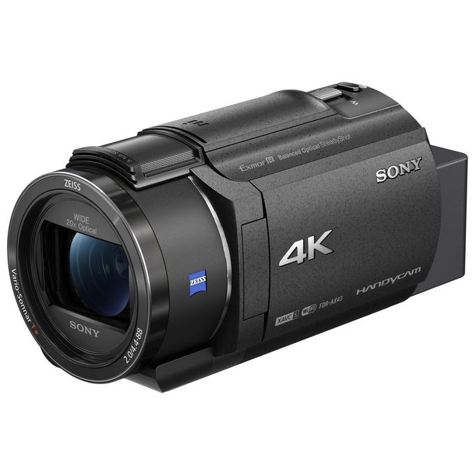 Sony FDR-AX43 Videocamera Digitale 4k Ultra Hd con Sistema di Stabilizzazione Integrato a Cinque Assi Nero