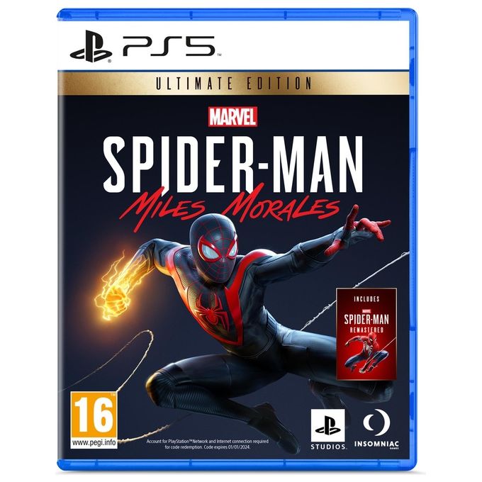 Sony Marvel?s Spider-Man Miles Morales Ultimate Edition per PlayStation 5